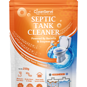 CleanServe Drain Cleaner – Microbial Drain Cleaning Solution for Grease and Organic Deposits – 250g - Image 1